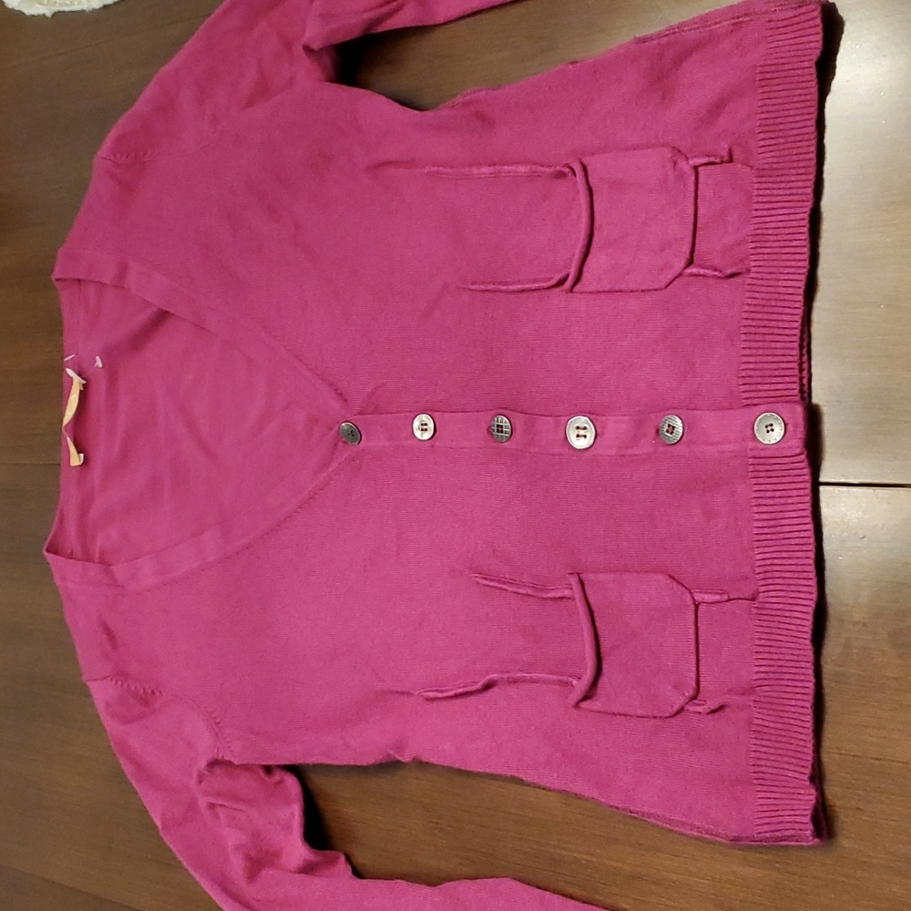 CRISCA Pink Cardigan